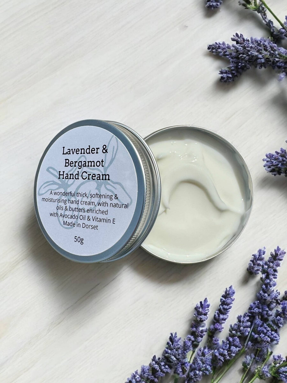Lavender & Bergamot Hand Cream - 50g