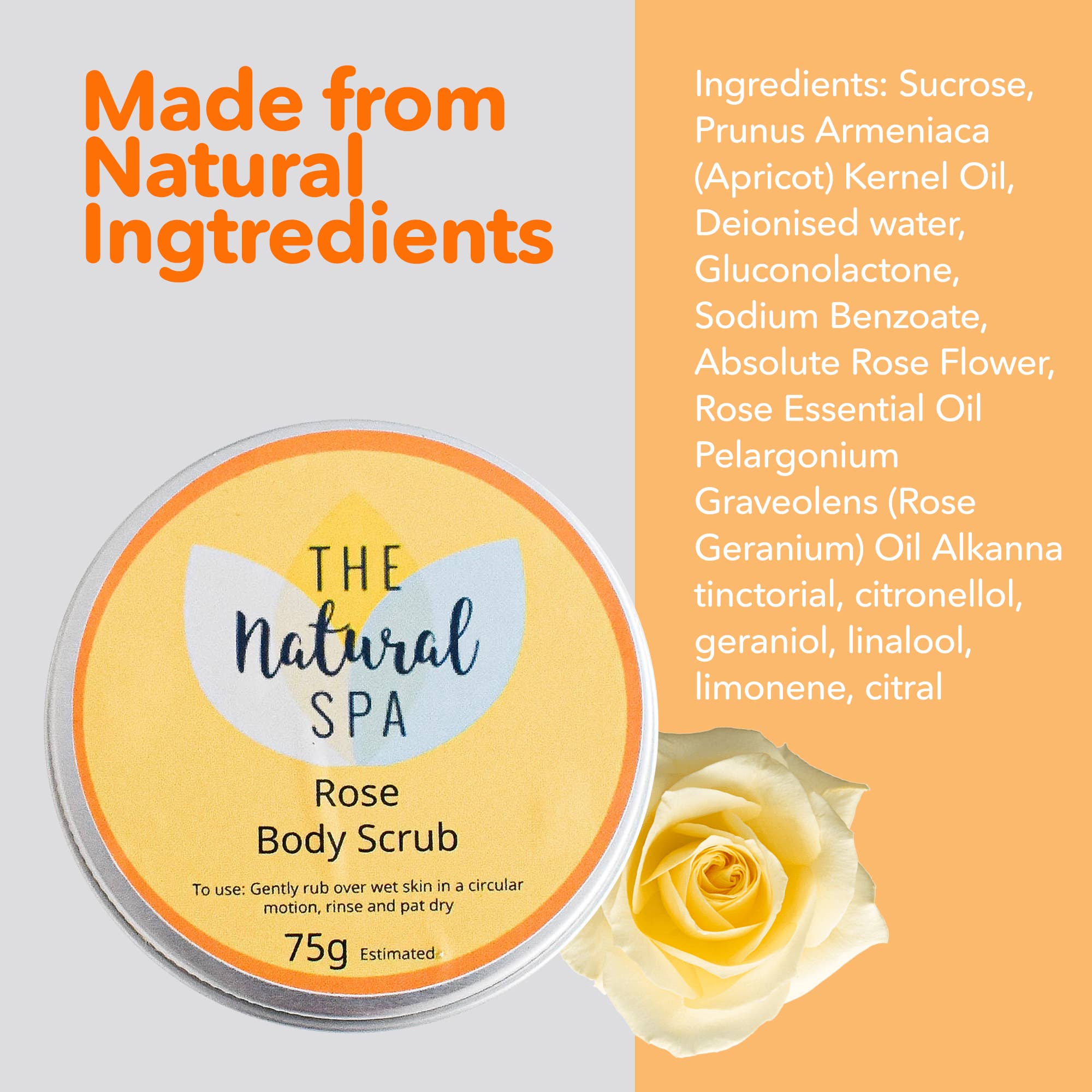 Rose Geranium Body Scrub