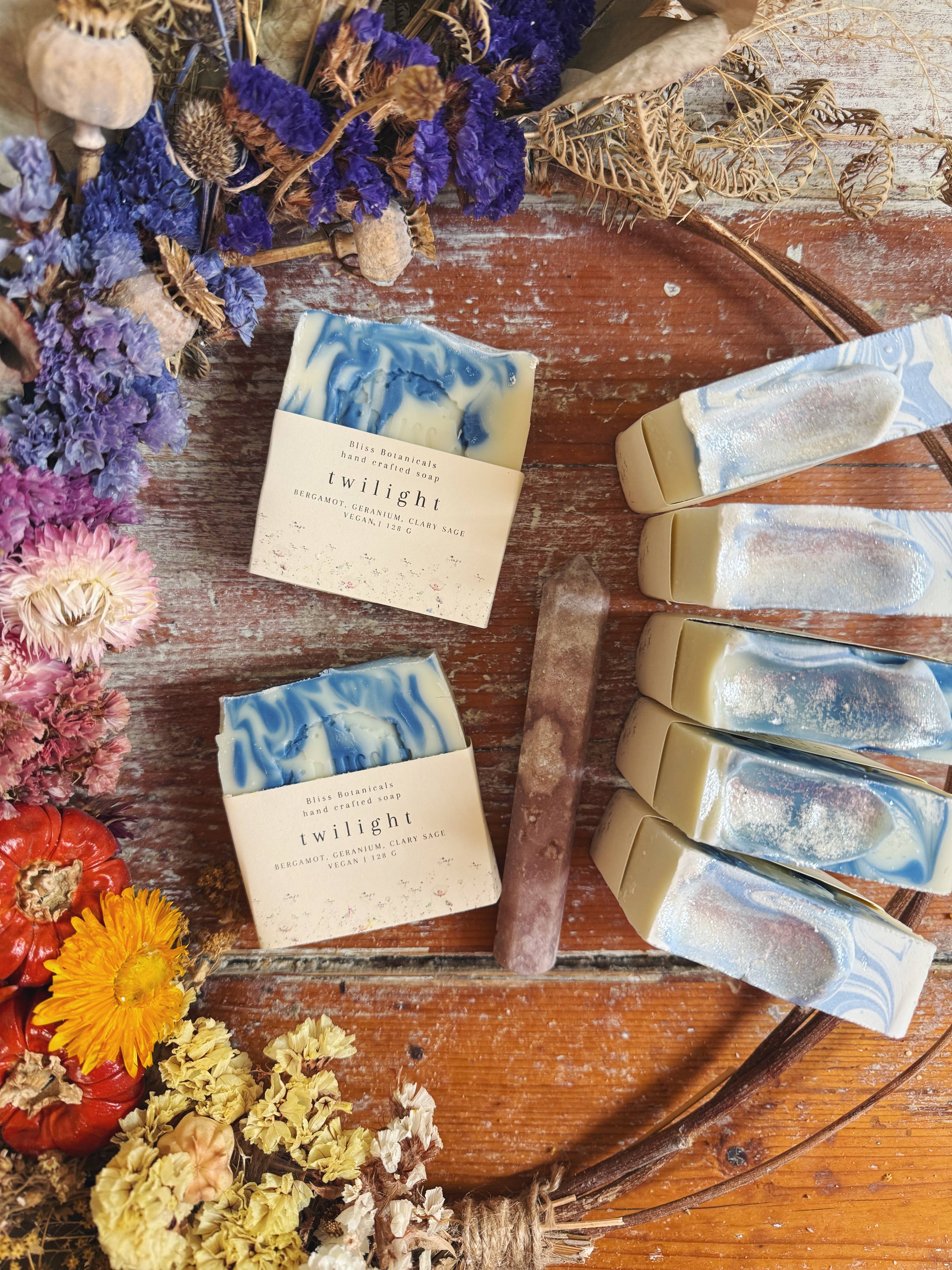 Twilight Soap with Bergamot, Geranium and Clary Sage