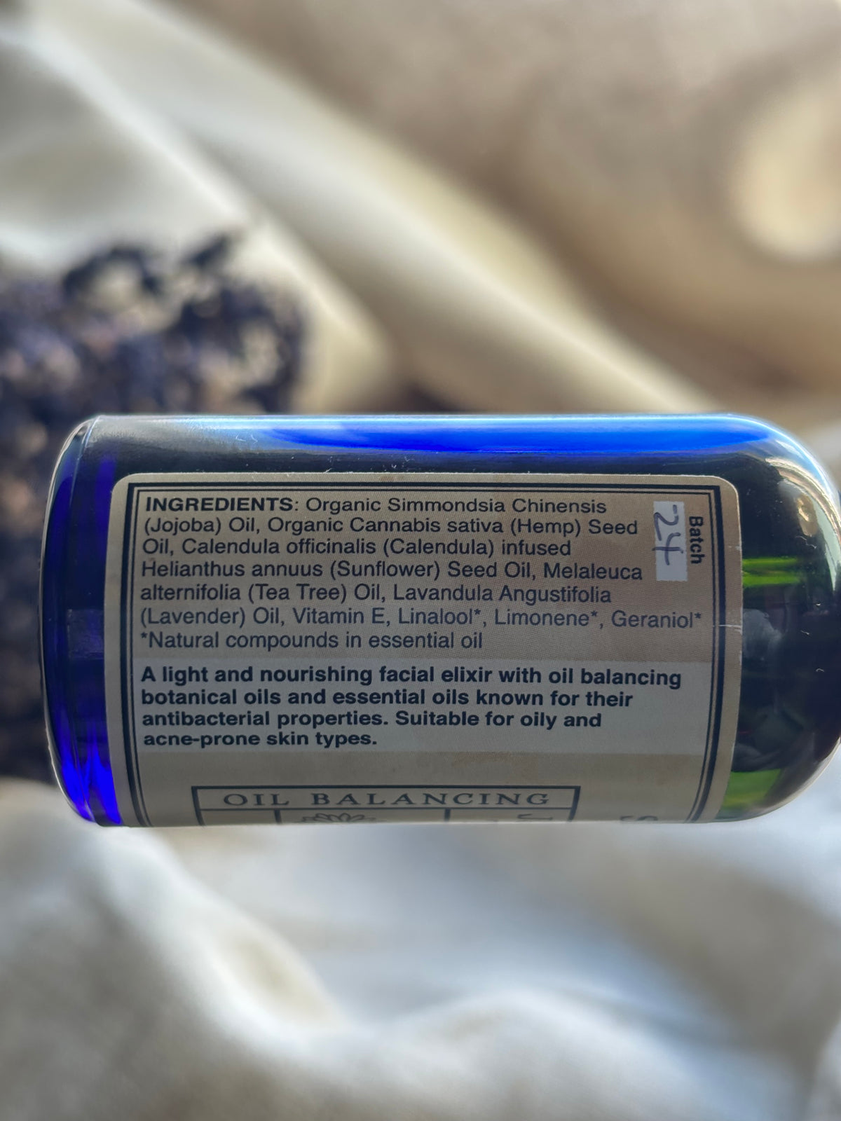Oil Balancing Botanical Facial Oil | Acne or Oily Skin
