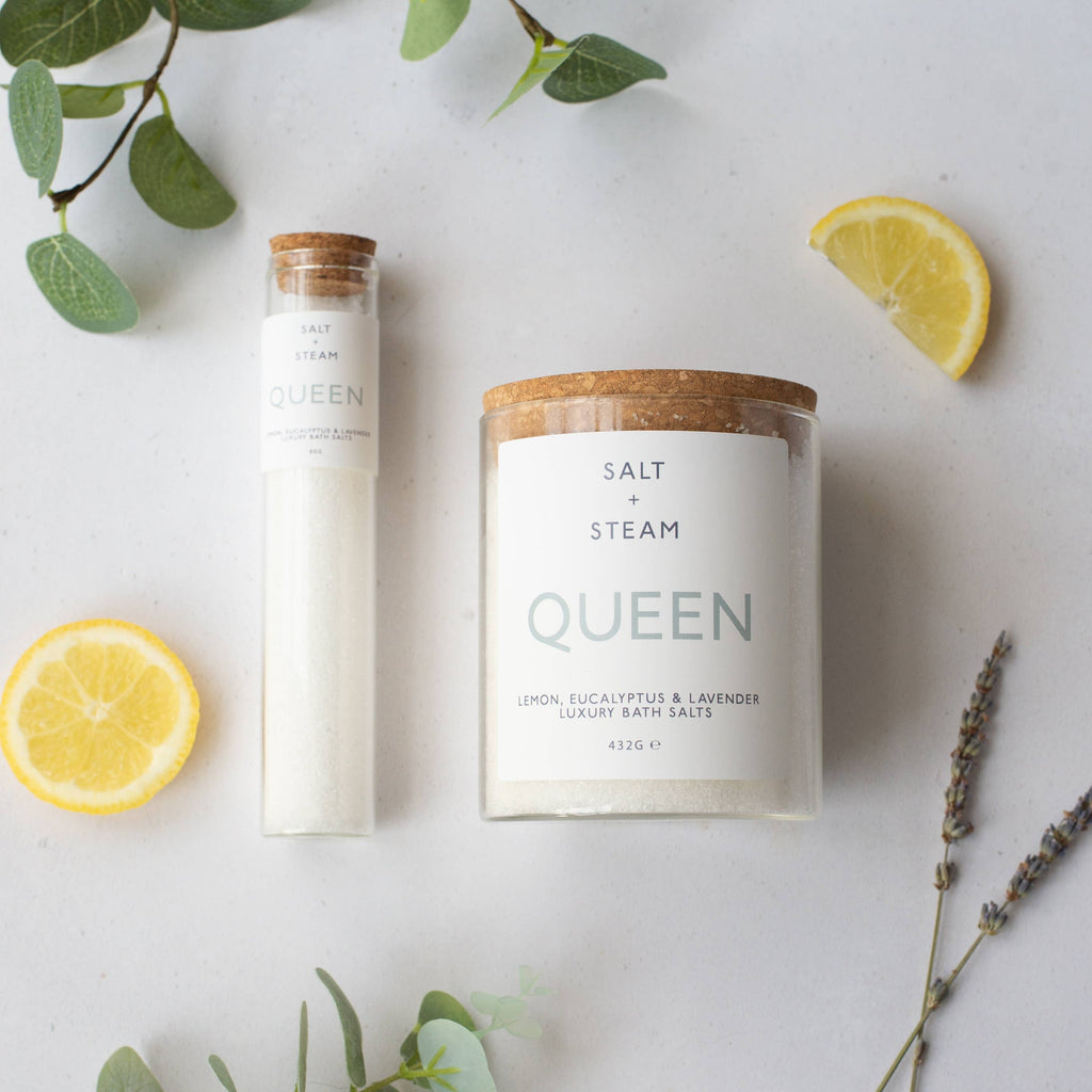 Queen - Lemon, Eucalyptus & Lavender Bath Salts 432g