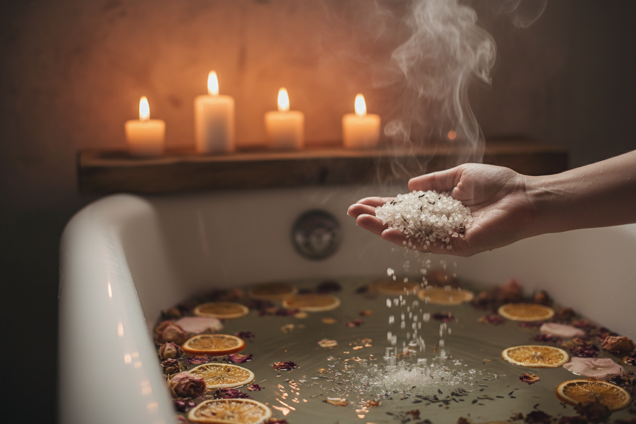 Bath Ritual Moment