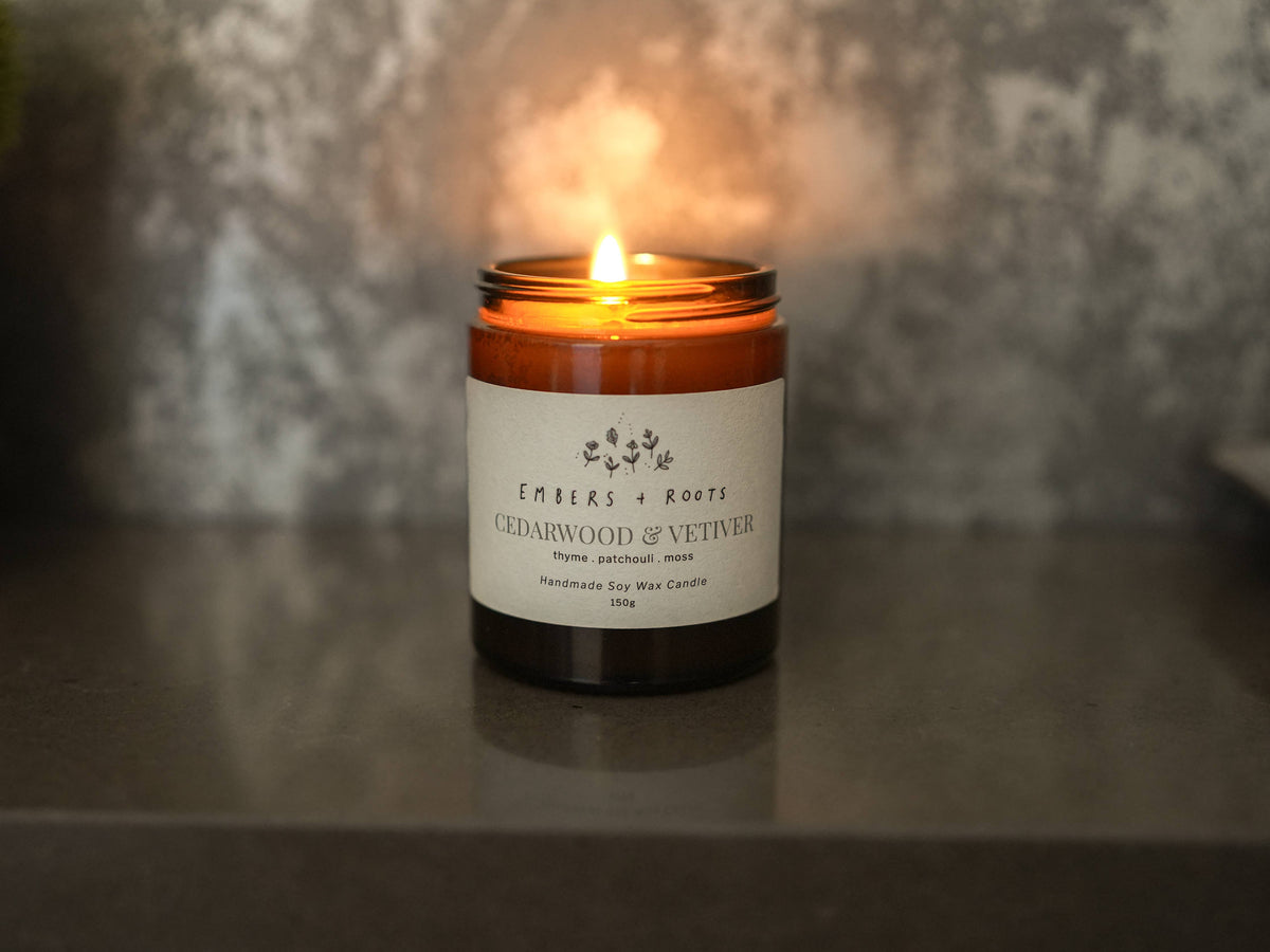 Cedarwood & Vetiver Soy Candle