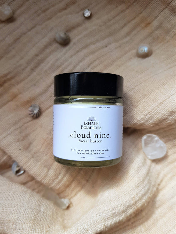 Cloud Nine Facial Butter for dry skin, 30ml glass jar