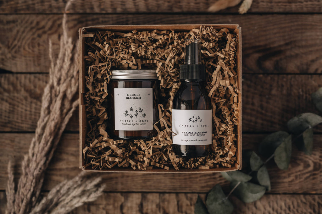 Christmas Candle & Room Mist Gift Set - Winter Spice