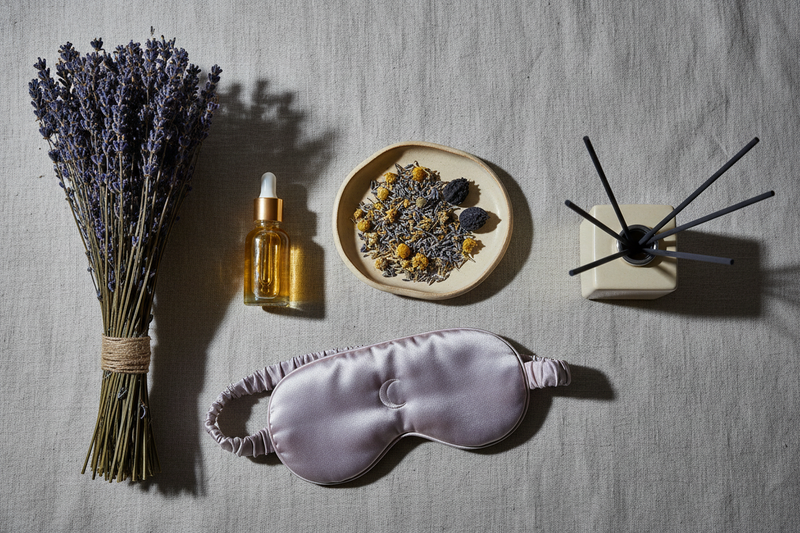 Sleep Ritual Hero - Option 2 with lavender sleep mask